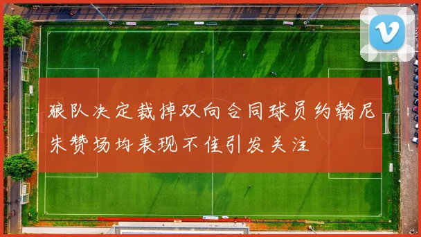 狼队决定裁掉双向合同球员约翰尼朱赞场均表现不佳引发关注